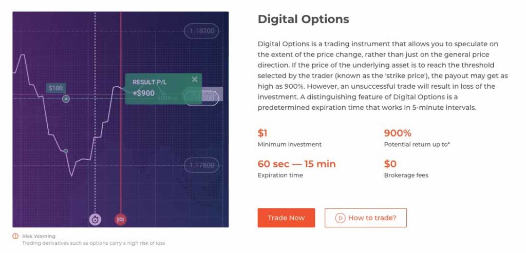 IQ Option - 디지털 옵션 