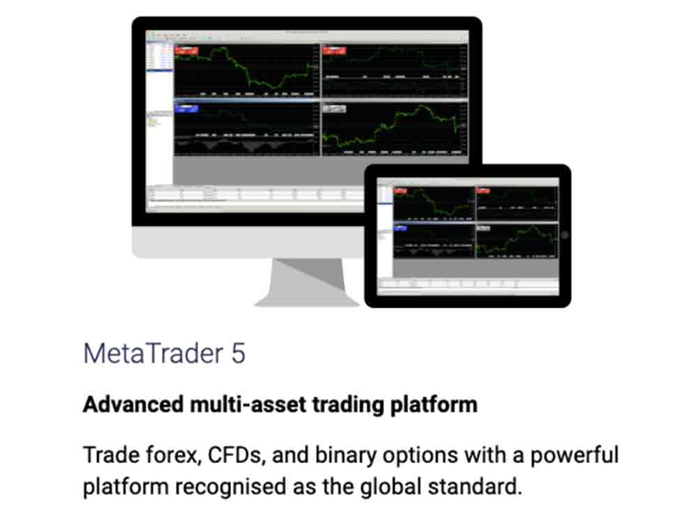 Binary.com - CFD 및 외환거래를 위한 Meta Trader 5 플랫폼