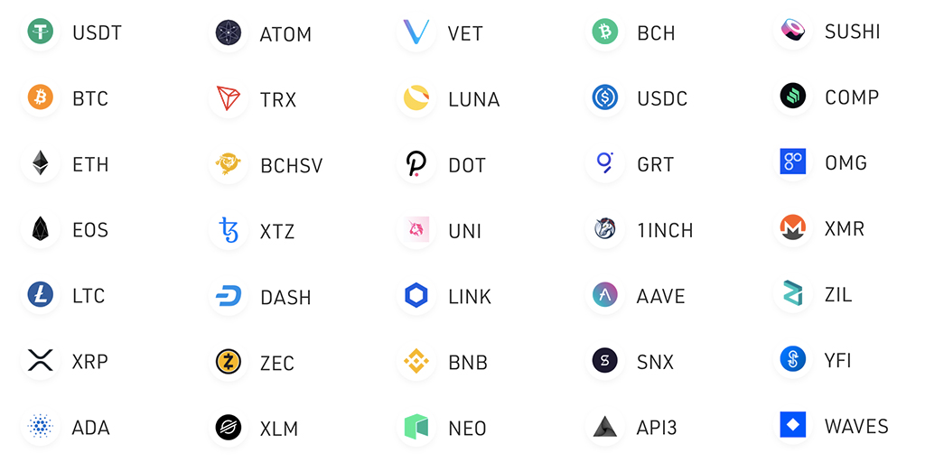 KuCoin(쿠코인)에서 사용 가능한 가상화폐